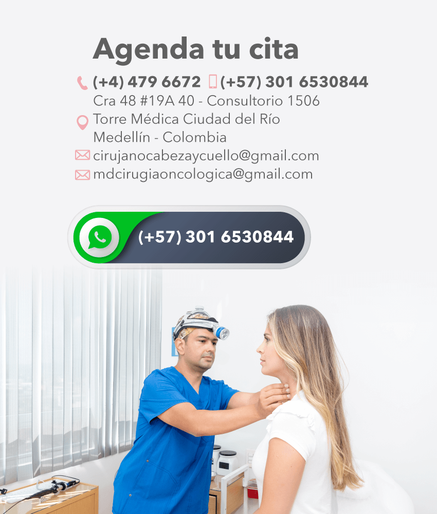 Cirujano de cabeza y cuello Medellin en Colombia